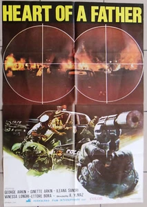 Póster de la película libanesa Heart of a Father {Arkin} 39x27" años 70 - Imagen 1 de 1