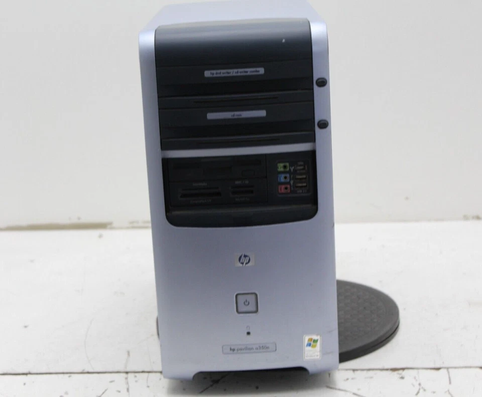 HP Pavilion a000 a350n Desktop Computer Intel Pentium 4 HT 1.5GB Ram No HDD - Image 1 of 3