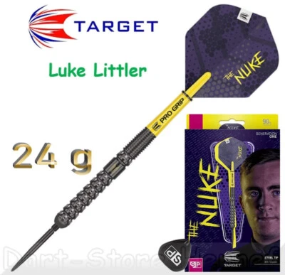 190324 Dardos De Acero Target "LUKE LITTLER - G1", Punta Suiza, 24 g - Imagen 1 de 4