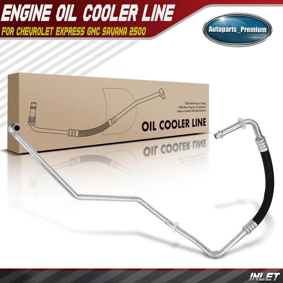Engine Oil Cooler Line Assembly For Chevrolet Express GMC Savana 2500 3500 96-02 - Image 1 of 4