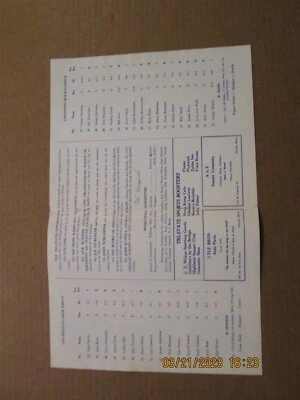 NBA Oklahoma City Thunder vs Houston Rockets Vintage 2014-15 Team Program - Image 1 of 4