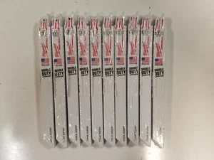 (50) MILWAUKEE 48-01-2167 9" 14 TPI METAL THIN KERF BLADE 50 pieces NEW (5187) - Picture 1 of 5