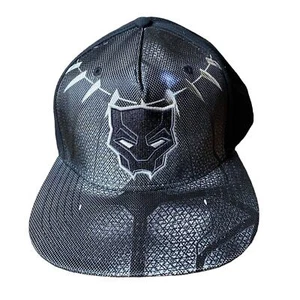 Cappello snapback Marvel Black Panther regolabile taglia unica adatto alla maggior parte dei film logo - Foto 1 di 8