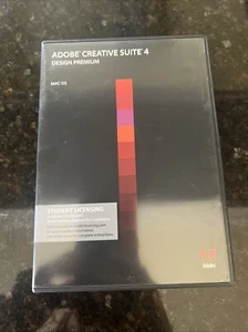 Adobe Creative Suite 4 Design Premium (DVD, 2008) Mac Student w/Serial Number - Picture 1 of 8