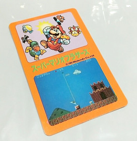 (Game Item) P･P Card, Famicom, Super Mario Bros, 1985 Excellent, Amada. Nintendo
