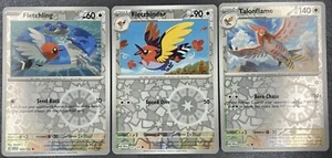 Pokemon Juego de Cartas Coleccionables Talonflame 122/123/142 S&V Corona Estelar HOLO INVERSO Fletchinder - Imagen 1 de 2