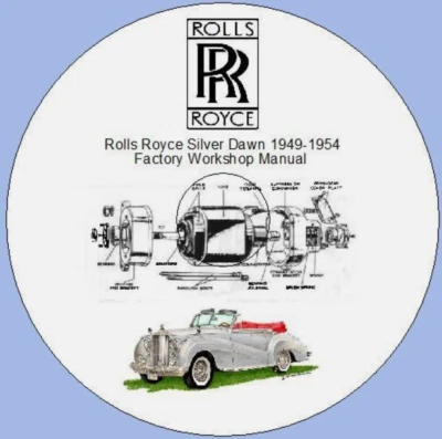 Rolls Royce Silver Dawn 1949-1954 manual de taller de fábrica  Foto 1 de 3