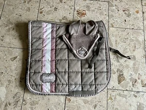 Eskadron Schabracken Set Chocochip / Braun Rosa Weiß - Bild 1 von 2