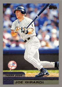 Joe Girardi 2000 Topps Baseball card Base #84 New York Yankees - Picture 1 of 2