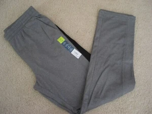 NWT Tek Gear XL 18/20 boys youth gray activewear performance fleece track pants - Picture 1 of 6