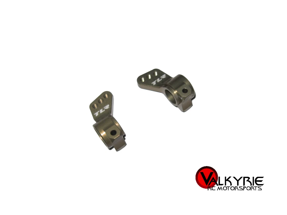 RC TLR Losi 22-4 Rear Hub Set Hard Aluminum Gray 334008 - Image 1 of 1