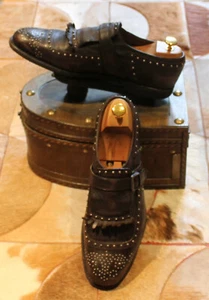 Church’s 'Shanghai' borchie monkstraps - Regno Unito 8,5 - Foto 1 di 8