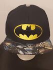 Męska czapka Batman z logo sztuki komiksowej czarna żółta snapback DC