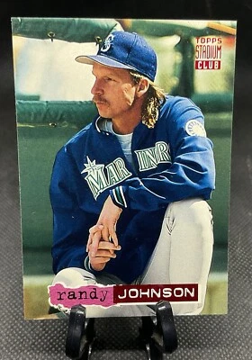1994 Stadium Club #438 Randy Johnson - Seattle Mariners - Image 1 of 3