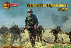 Mars Miniatures 1:72 - World War II  German Panzergrenadiers - LIMITED BOX  - Picture 1 of 2
