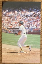 JOSE CANSECO, RARE ! 3 1/2"  x 5 1/2" PHOTO POSTCARD "BARRY COLLA", NICE !