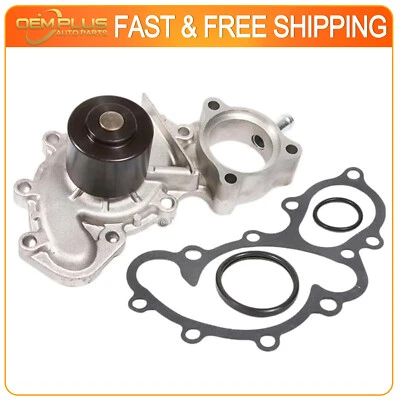 Engine Water Pump W/Gasket for 95-2004 Toyota Tacoma Tundra T100 4Runner V6 3.4L - Image 1 of 4