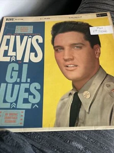 Elvis Presley/G.I. Blues/1960 RCA Soundtrack LP/Silver Spot Labels 1960 First Is - Picture 1 of 3