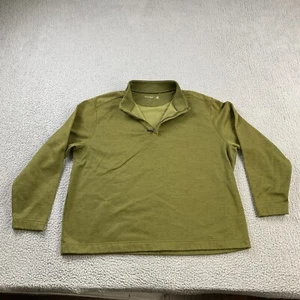 Walter Hagen 1/4 Zip Shirt Mens 2XL XXL Green Long Sleeve 11 Majors - Picture 1 of 11