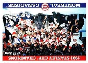 1993-94 Score Canadian #487 Montreal Canadiens, Stanley Cup, Patrick Roy - Imagen 1 de 1