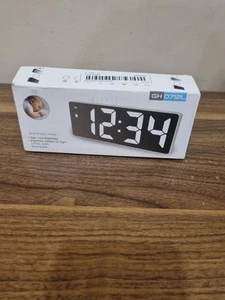 Guard Your Sleep LED Clock - GH0712L - Black - NEW - Picture 1 of 4