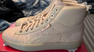 PUMA Basket Mid Women's Natural Vachetta/Team Gold 36421302 Sz 9.0 Alt Box - Picture 1 of 22