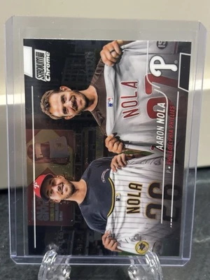 2022 Stadium Club Chrome #284 Aaron Nola Philadelphia Phillies - Image 1 of 2