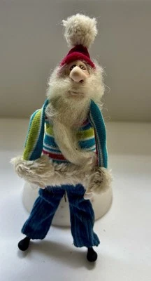  Elf handmade collectible art doll OOAK, whimsical, posable ,figurine  "Karl" - Image 1 of 4