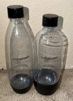 LOTE DE 2 botellas de agua carbonatadas Sodastream de repuesto OEM envío gratuito Foto 1 de 2