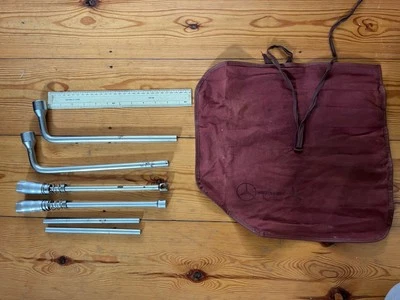 Llaves MERCEDES-BENZ HEYCO usadas en bolsa rodante de lona original, 6 piezas Foto 1 de 4