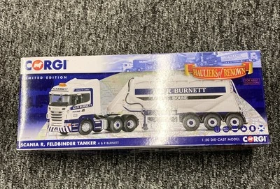 CORGI Truck - CC13778 Scania R Feldbinder Tanker A & R Burnett - NEW - Image 1 of 4