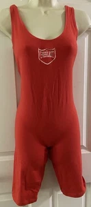 Pagliaccetto rosso massiccio nuovo vintage anni 80 iconico Everlast ad alto spirito taglia L - Foto 1 di 5