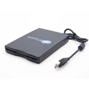 Lecteur Disquette Extérieur USB Filaire Fiche And Play Windows XP 98 Me Se 2000 - Afbeelding 1 van 4