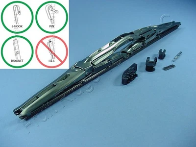 Pistola limpiaparabrisas doble Hot Rod universal de metal Pilot Automotive WBP-18GM 18" Foto 1 de 4