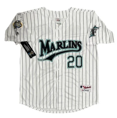 Miguel Cabrera 2003 Florida Marlins World Series Home White Jersey Mens Large - Image 1 of 2