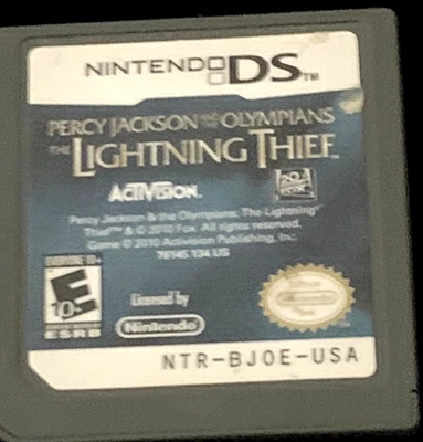 Percy Jackson and the Olympians: The Lightning Thief Nintendo DS Game Cartridge - Image 1 of 2