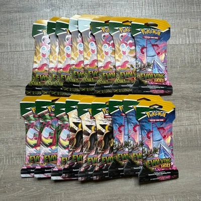 Pokémon TCG Evolving Skies Sleeved Booster Pack [x1] Brand New & Sealed - Image 1 of 2