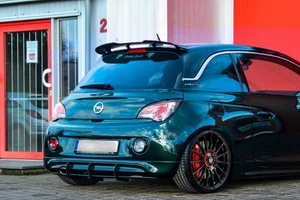 Performance Rear Bumper diffuser addon For Opel Adam 15-19 skirt with ribs fins - Picture 1 of 9