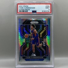2021-22 Cade Cunningham Panini Prizm #282 Hyper - Rookie Card RC - PSA 9