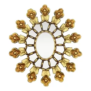 1960s Italian Giltwood Sunburst Mirror - Picture 1 of 8