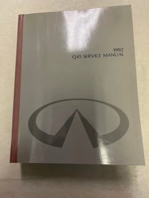 1992 Infiniti Q45 G50 Serie Servicio Reparación Tienda Taller Manual Fábrica OEM - Imagen 1 de 4