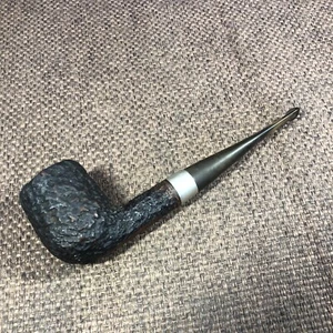 K&P Peterson's Rustic Sitter Barrel Made in the Republic of Ireland Pipe Vintage - Foto 1 di 20