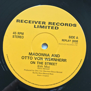 Madonna Vinyl 12" Single Otto Von Wernherr - On The Street  