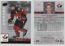 2017 Upper Deck Team Canada Juniors Black /5 Natalie Spooner #24