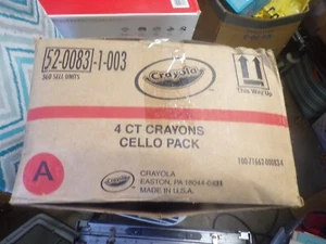 NUEVO en Caja Sellada CRAYOLA Crayones 360 Unidades 4 Colores Nunca Abiertos - Imagen 1 de 5