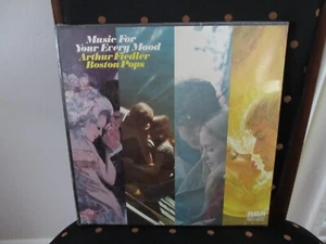 ARTHUR FIEDLER \ BOSTON POPS MUSIC FOR YOUR EVERY MOOD RCA RED SEAL 4-LP SEALED - Picture 1 of 3
