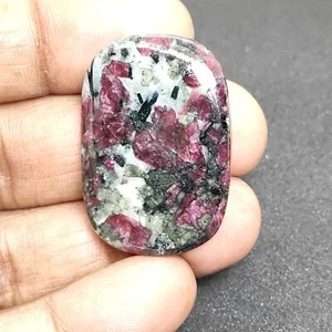 Eudialyte Stone Natural Eudialyte Cabochon Loose Gemstone Jewelry 34 Ct ME-13403 - Picture 1 of 6