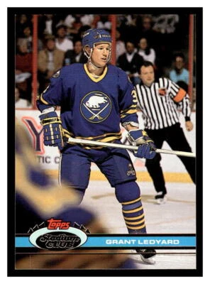 1991 Stadium Club #169 Grant Ledyard - Buffalo Sabres - Image 1 of 2
