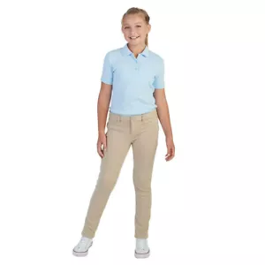 French Toast Youth Girls Slim Fit Knit Pant, Beige Size 10 - Picture 1 of 4