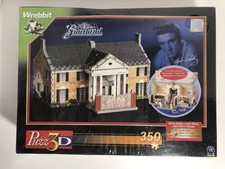 Elvis Presley Graceland Mansion Puzz 3D by Wrebbit 369 Pieces Sealed Doublesided